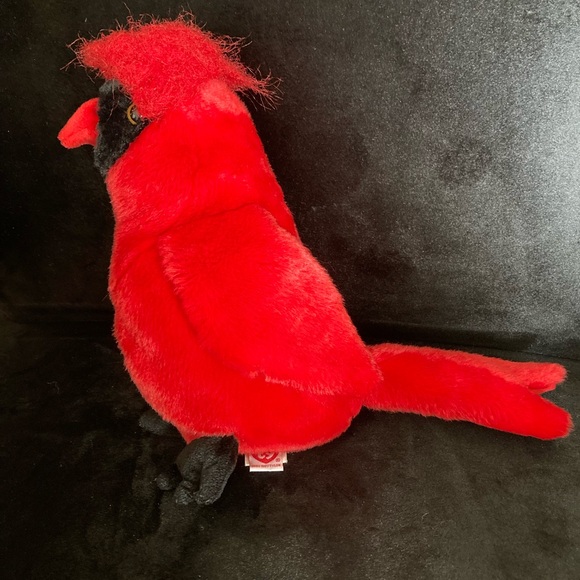 Ty The Beanie Buddies collection Red Cardinal plush toy 2001 - Picture 4 of 8